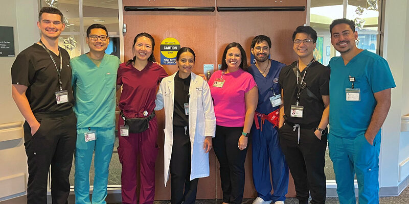 Posed photo of members of the Pain Program at M.D. Anderson Cancer Center.